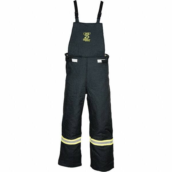 Oberon - Size 2XL, Black, Zippered with Flap, Arc Flash Bib Overall - 50" Chest, Aramid - Americas Tooling