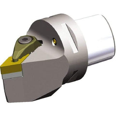 Kennametal - Neutral Cut, Size PSC63, DN.. 1506.. & DN..443 Insert Compatiblity, External Modular Turning & Profiling Cutting Unit Head - 65mm Head Length, Through Coolant, Series PSC - Americas Tooling