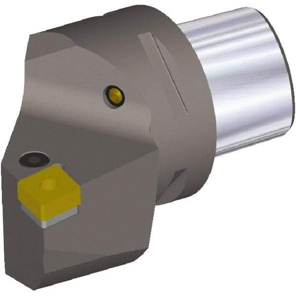 Kennametal - Right Hand Cut, Size PSC50, CN... 190612 & CN..643 Insert Compatiblity, External Modular Turning & Profiling Cutting Unit Head - 35mm Ctr to Cutting Edge, 60mm Head Length, Through Coolant, Series PSC - Americas Tooling