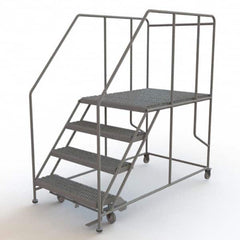 TRI-ARC - Rolling & Wall Mounted Ladders & Platforms Type: Rolling Work Platform Style: Steel Work Platform - Americas Tooling