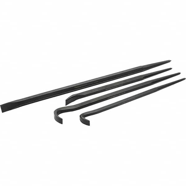 GearWrench - 4 Piece Rolling Head Pry Bar Set - Includes 15, 16, 18 & 24" Lengths - Americas Tooling