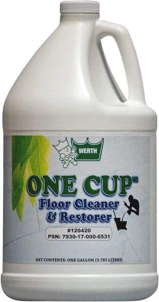 Werth Sanitary Supply - 1 Gal Plastic Bottle Restorer - Use on All Types of Flooring - Americas Tooling