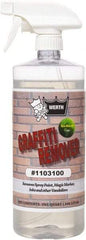 Werth Sanitary Supply - 32 oz Bottle Graffiti/Vandal Mark Remover - VOC Content g/L 250, Removes Graffiti, Adhesives & Grease - Americas Tooling