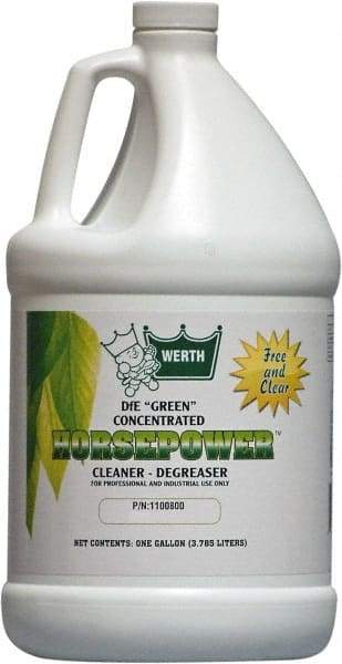 Werth Sanitary Supply - 1 Gal Bottle Cleaner/Degreaser - Liquid, Biodegradable Cleaner & Degreaser, Butyl-Free, Phosphate-Free, Water-Based, No VOC, Unscented - Americas Tooling