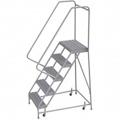 TRI-ARC - Rolling & Wall Mounted Ladders & Platforms Type: Rolling Warehouse Ladder Style: Rolling Safety Ladder - Americas Tooling