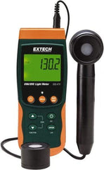 Extech - Light Meters Compatible Lighting: UVA; UVC Maximum Measurement (UV): 20mW/cm2 - Americas Tooling