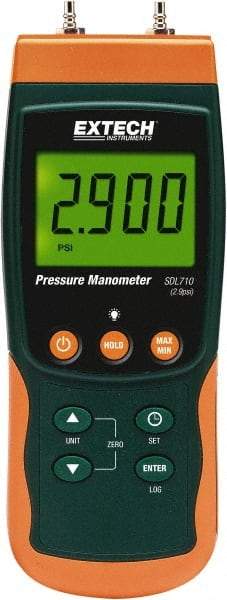 Extech - Differential Pressure Gauges & Switches Type: Differential Pressure Manometer Maximum Pressure (psi): 2.90 - Americas Tooling