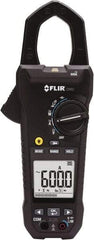 FLIR - CM82, CAT III, Digital True RMS Clamp Meter with 1.45" Clamp On Jaws - 1000 VAC/VDC, 600 AC/DC Amps, Measures Voltage, Capacitance, Current, Frequency, Resistance - Americas Tooling