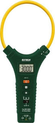 Extech - MA3110, CAT III, Digital True RMS Clamp Meter with 11" Flex Jaws - 1000 VAC/VDC, 3000 AC Amps, Measures Voltage, Capacitance, Continuity, Current, Resistance - Americas Tooling