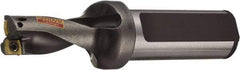 Sandvik Coromant - 1.237" Max Drill Depth, 2xD, 0.562" Diam, Indexable Insert Drill - 2 Inserts, 3/4" Shank Diam, Flange Shank - Americas Tooling