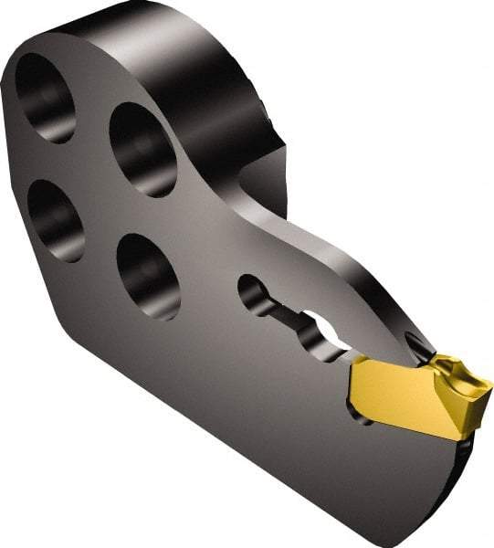 Sandvik Coromant - SL-QD-R/LG..C Insert, 12mm Head Length, Modular Grooving Cutting Unit Head - Left Hand Cut, System Size 40, Through Coolant, Series CoroCut QD - Americas Tooling