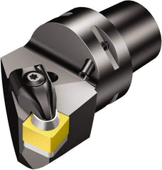 Sandvik Coromant - Right Hand Cut, Size C5, SNG 452 & SNGN 12 07 08 Insert Compatiblity, Modular Turning & Profiling Cutting Unit Head - 35mm Ctr to Cutting Edge, 63.05mm Head Length, Through Coolant, Series T-Max - Americas Tooling