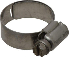 IDEAL TRIDON - SAE Size 12, 11/16 to 1-1/4" Diam, Stainless Steel Lined Worm Drive Clamp - Material Grade 316 - Americas Tooling