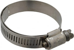 IDEAL TRIDON - SAE Size 24, 1-1/16 to 2" Diam, Stainless Steel Lined Worm Drive Clamp - Material Grade 316 - Americas Tooling