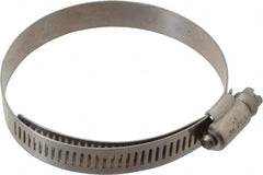 IDEAL TRIDON - SAE Size 40, 2-1/16 to 3" Diam, Stainless Steel Lined Worm Drive Clamp - Material Grade 316 - Americas Tooling