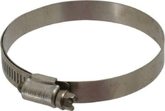 IDEAL TRIDON - SAE Size 44, 2-5/16 to 3-1/4" Diam, Stainless Steel Lined Worm Drive Clamp - Material Grade 316 - Americas Tooling