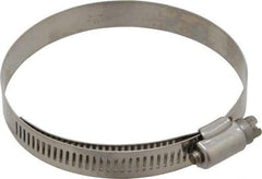 IDEAL TRIDON - SAE Size 48, 2-9/16 to 3-1/2" Diam, Stainless Steel Lined Worm Drive Clamp - Material Grade 316 - Americas Tooling