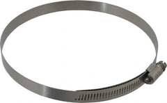 IDEAL TRIDON - SAE Size 88, 5-1/16 to 6" Diam, Stainless Steel Lined Worm Drive Clamp - Material Grade 316 - Americas Tooling