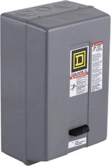 Square D - 120 Coil VAC at 60 Hz, 480 Coil VAC at 60 Hz, 45 Amp, NEMA Size 2, Nonreversible Enclosed Enclosure NEMA Motor Starter - 3 Phase hp: 10 at 200 VAC, 15 at 230 VAC, 25 at 460 VAC, 25 at 575 VAC, 1 Enclosure Rating - Americas Tooling