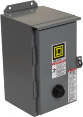 Square D - 110 Coil VAC at 50 Hz, 120 Coil VAC at 60 Hz, 27 Amp, NEMA Size 1, Nonreversible Enclosed Enclosure NEMA Motor Starter - 2 hp at 1 Phase, 12 Enclosure Rating - Americas Tooling