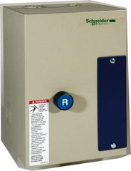 Schneider Electric - 9 Amp, 600 Coil VAC, Nonreversible Enclosed IEC Motor Starter - 1 Phase Hp: 0.3 at 120 VAC, 1 at 240 VAC, 3 Phase Hp: 2 at 208 VAC, 2 at 230 VAC, 5 at 460 VAC, 7.5 at 575 VAC - Americas Tooling