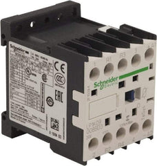 Schneider Electric - 4 Pole, 24 Coil VDC, 16 Amp at 690 VAC and 20 Amp at 440 VAC, Nonreversible IEC Contactor - BS 5424, CSA, IEC 60947, NF C 63-110, RoHS Compliant, UL Listed, VDE 0660 - Americas Tooling