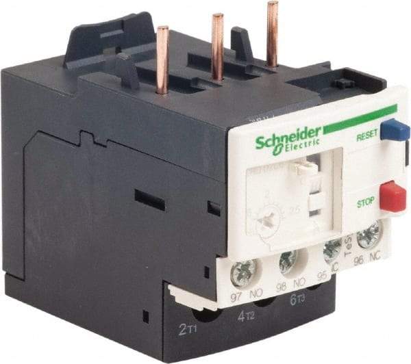 Schneider Electric - 3 Pole, NEMA Size 00-1, 1.6 to 2.5 Amp, 690 VAC, Thermal NEMA Overload Relay - Trip Class 20, For Use with LC1D09, LC1D12, LC1D18, LC1D25, LC1D32 and LC1D38 - Americas Tooling