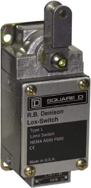 Square D - 10 Amp, NC Configuration, Right Hand Operation, Rope Operated Limit Switch - Automatic Reset, Cable Pull, 600 VAC - Americas Tooling