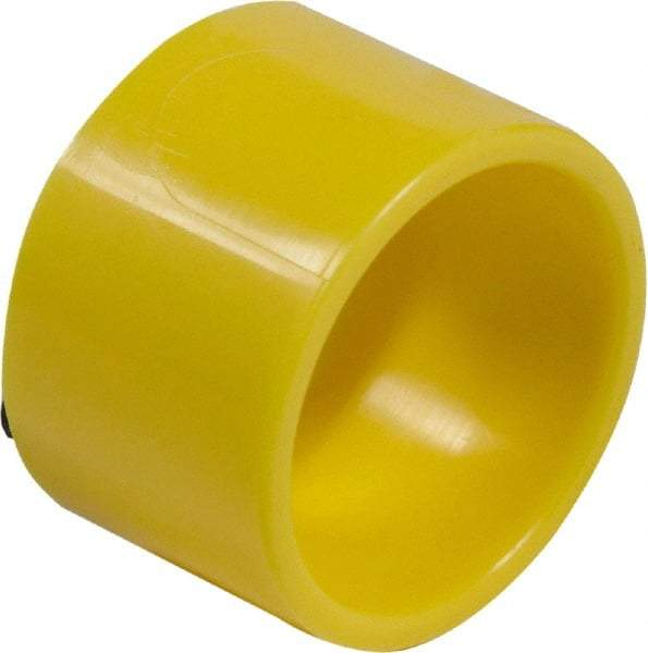 Schneider Electric - Extended Mushroom Head Pushbutton Switch Guard - Yellow, Round Button, Nonilluminated - Americas Tooling