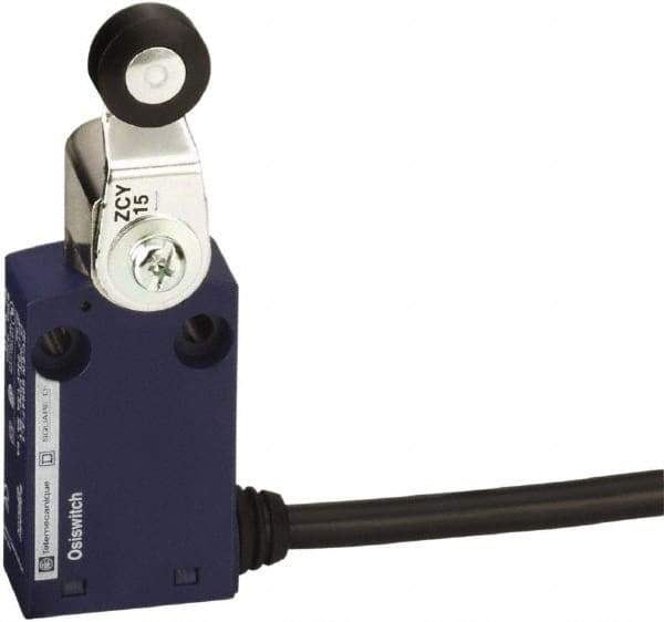 Telemecanique Sensors - DP, NC/NO, 240 VAC, Fixed Cable Terminal, Roller Lever Actuator, General Purpose Limit Switch - IP65 IPR Rating - Americas Tooling