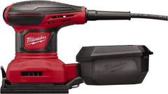 Milwaukee Tool - 14,000 OPM, Electric Orbital Sander - Rectangular, Palm Sander, 3 Amps - Americas Tooling