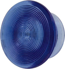 Schneider Electric - Extended Mushroom Head Pushbutton Switch Knob - Blue, Round Button, Incandescent Lamp, Illuminated - Americas Tooling