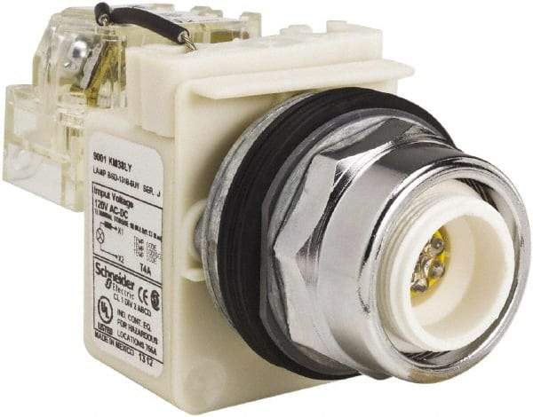 Schneider Electric - 120 VAC LED Indicating Light - Screw Clamp Connector - Americas Tooling