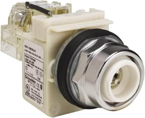 Schneider Electric - 120 VAC LED Indicating Light - Screw Clamp Connector - Americas Tooling