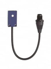 Telemecanique Sensors - PNP, 0.1m Detection, Flat, Ultrasonic Proximity Sensor - 3 Wires, IP67, 12 to 24 VDC, 8mm Wide - Americas Tooling