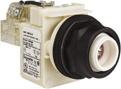 Schneider Electric - 28 V Red Lens LED Pilot Light - Round Lens, Screw Clamp Connector, 54mm OAL x 42mm Wide, Vibration Resistant - Americas Tooling