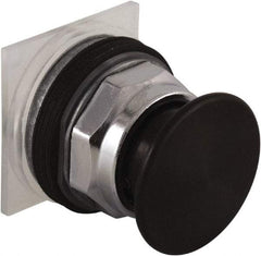 Schneider Electric - 30mm Mount Hole, Extended Mushroom Head, Pushbutton Switch Only - Round, Black Pushbutton, Nonilluminated, Momentary (MO) - Americas Tooling