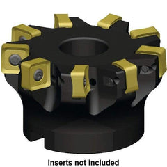 Kennametal - 7 Inserts, 3" Cut Diam, 1" Arbor Diam, 6mm Max Depth of Cut, Indexable Square-Shoulder Face Mill - 3° Lead Angle, 1-3/4" High, SN_J444EN__ Insert Compatibility, Series KSSM - Americas Tooling