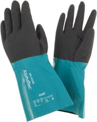 Ansell - Size 9, 14" Long, 13 mil Thick, Chemical Resistant Gloves - Americas Tooling