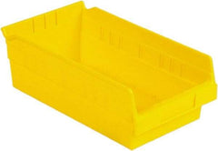 LEWISBins+ - 11-5/8" Deep, Yellow Hopper Shelf Bin - 4" High x 6-5/8" Wide x 11-5/8" Long - Americas Tooling