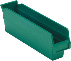 LEWISBins+ - 11-5/8" Deep, Green Hopper Shelf Bin - 4" High x 2-3/4" Wide x 11-5/8" Long - Americas Tooling