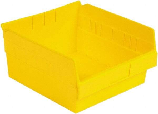 LEWISBins+ - 11-5/8" Deep, Yellow Hopper Shelf Bin - 6" High x 11-1/8" Wide x 11-5/8" Long - Americas Tooling