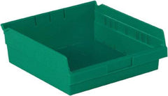 LEWISBins+ - 11-5/8" Deep, Green Hopper Shelf Bin - 4" High x 11-1/8" Wide x 11-5/8" Long - Americas Tooling