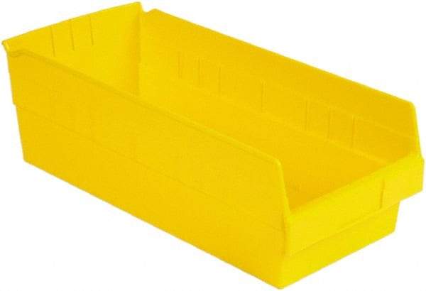 LEWISBins+ - 17-7/8" Deep, Yellow Hopper Shelf Bin - 6" High x 8-3/8" Wide x 17-7/8" Long - Americas Tooling