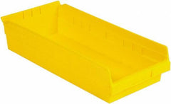 LEWISBins+ - 17-7/8" Deep, Yellow Hopper Shelf Bin - 4" High x 8-3/8" Wide x 17-7/8" Long - Americas Tooling