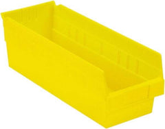 LEWISBins+ - 17-7/8" Deep, Yellow Hopper Shelf Bin - 6" High x 6-5/8" Wide x 17-7/8" Long - Americas Tooling