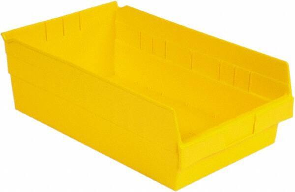 LEWISBins+ - 17-7/8" Deep, Yellow Hopper Shelf Bin - 6" High x 11-1/8" Wide x 17-7/8" Long - Americas Tooling