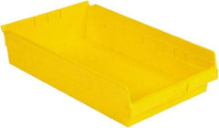 LEWISBins+ - 17-7/8" Deep, Yellow Hopper Shelf Bin - 4" High x 11-1/8" Wide x 17-7/8" Long - Americas Tooling