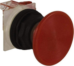 Schneider Electric - 30mm Mount Hole, Extended Straight, Pushbutton Switch with Contact Block - Red Pushbutton, Momentary (MO) - Americas Tooling