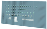 Four-Panel Steel Toolboard System - Utility Gray - Americas Tooling